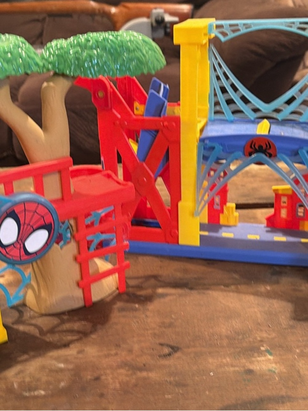 Spider-Man Themed Playset - Red, Blue & Yellow Kids Toy